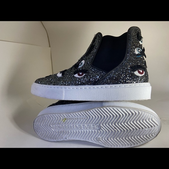 COPY - CHIARA FERRAGNI POPPY HIGH SLIP-ON - Picture 3 of 11